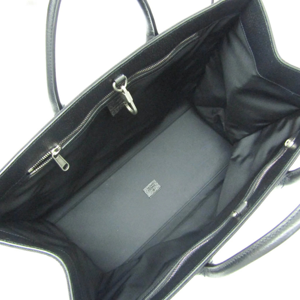 GUCCI Authentic Black Leather Shoulder Bag - Picture 3 of 11